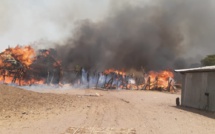  Kolda: Voici les images de l'incendie qui s'est déclaré a Darou khoudouss (Photos et vidéo)