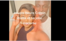 Le joueur Krépin Diatta très joyeux aux côtés de son épouse