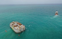 TERMINAL OFFSHORE DE GTA : Le premier caisson arrivé sur le site