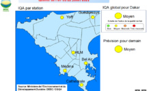 Qualité de l'air: Indice jaune ce jeudi, moyennement dégradée demain vendredi