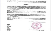 Elections départementales et municipales: La caution fixée à 15 millions FCfa