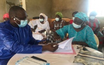Visite et  signature de convention de partenariat à Djilor Djidiack , le royaume d’enfance du Président Senghor:  42 femmes et 18 jeunes recrutés