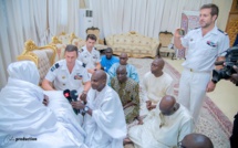 En visite à Touba pour le Grand Magal: La délégation de la Marine française reçue par Serigne Mountakha, Khalife général des Mourides