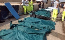 [Photos] Drame de l'immigration au large de Lampedusa: 130 migrants morts dans le naufrage et 200 portés disparus
