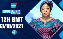 QUOI DE 9 ? LES INFOS 12H GMT - CE 13 /10 /2021 - PR: PR: FATIMA COULIBALY- #LERALTV