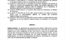 Elections locales : l’Arrêté ministériel fixant les conditions pour soutenir les candidatures d’une entité indépendante