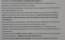 Une si longue lettre de Dr. Paye: Pour expliquer les raisons de son acte désespéré 