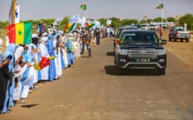 Pose de la première pierre du pont de Rosso: Macky Sall et les images de son accueil en Mauritanie