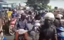 Video / Colobane: La police disperse à coups de gaz lacrymogène, la manifestation des « Jakartamen »