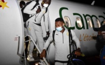 PHOTOS / CAN 2021: Arrivée des "Lions" au Cameroun