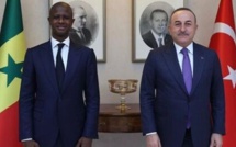 Coopération bilatérale: Antoine Félix Diome et le ministre turc des Affaires étrangères, se sont rencontrés