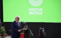 Pose 1ère pierre Goethe-Institut à Dakar par le président de la République fédérale d'Allemagne (Vidéo + Photos)