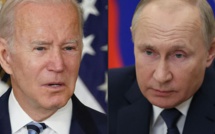 GUERRE EN UKRAINE: BIDEN DIT "NE PAS PRÉVOIR DE PARLER AVEC POUTINE"