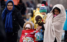 En images : avec les réfugiés ukrainiens en Pologne, dans le froid et l’angoisse