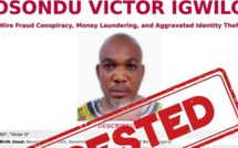 Nigéria / Un présumé escroc nigérian recherché par le FBI, arrêté