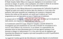 Décès de Astou Sokhna : La plainte qui a fait tomber les sages-femmes (Document)