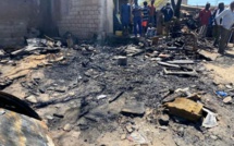 Violent incendie à Pikine Djeddah Thiaroye Kao : D'énormes dégâts notés à côté du marché Peund dans la nuit du 25 avril 2022