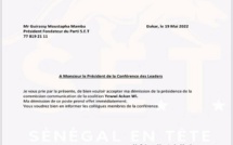 Coalition Yewwi askan wi : Moustapha Guirassy démissionne de la présidence de la commission Communication