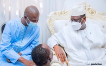 Tente de Massalikoul Djinane : Antoine Felix Diome adoubé par Touba