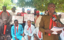 Sédhiou : des manifestants menacent d’accueillir le chef de l’Etat en brassards rouges