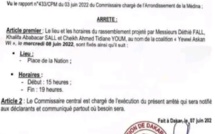 Manifestation pacifique : Le Préfet donne mandat à YAW