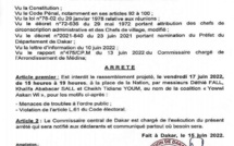Manifestation du 17 juin 2022 : Pour menaces de trouble à l’ordre public, le préfet dit « niet ! »