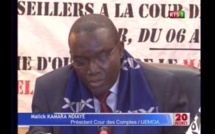 Vidéo: Réunion annuelle de la Cour des comptes de l'espace UEMOA