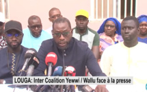 Louga : L'Inter-coalition Yewwi-Wallu démolit Macky Sall et annonce le retour de Karim Wade
