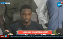 Direct -  Face à la presse, Pape Djibril FALL fait une importante déclaration