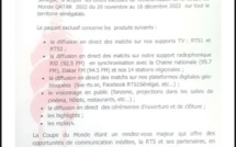 Diffusion des matchs de la Coupe du monde: la Rts obtient l'exclusivité