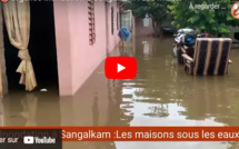  Sangalkam : Des maisons envahies par les eaux
