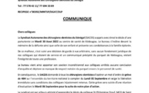 Femme décédée en couches: Après la fermeture des blocs opératoires, le SACOS dans la danse et décrète 48h de grève