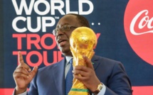 Réception du trophée FIFA  Coupe du monde de football  Qatar 2022 : l’ Allocution du Président Macky Sall