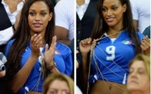 Arrêt sur image: La belle fiancée de Balotelli Fanny avec le maillot de son Mario
