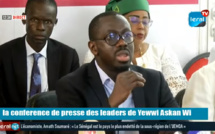 Replay:  Conférence de presse des Leaders de Yewwi Askan Wi, ce 26 septembre 2022