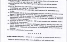 Armée Sénégalaise-Nouvelles nominations le général de brigade Philipe Henry Alfred Dia devient général de division