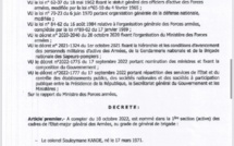 Armée Sénégalaise-Nouvelles nominations : Souleymane Kandé nommé général de brigade dans la 1ière Section des cadres