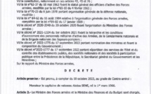 Armée sénégalaise :  Abdou Sène, capitaine de vaisseau, nommé contre-amiral