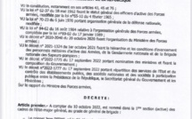 Armée Sénégalaise-Nouvelles nominations : le colonel Jean Diemé promu général de Brigade