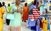 Tournée américaine de Sokhna Aida Diallo : Ses fidèles l’ont accueillie comme une reine à l’Aéroport