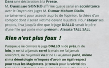 Supposé lien de parenté avec le juge Oumar Maham Diallo : Aïssata Tall Sall dément Ousmane Sonko