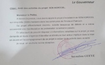 Projet d'installation de Sen Agrocel à Fimela et Palmarin : Le gouverneur  de Fatick demande l’arrêt des activités du projet