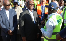 Descente surprise : Le Président Macky Sall en visite sur le chantier du BRT à l'instant