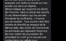 Pape Alé Niang reprend sa grève de la faim et s’attend au pire : « Ils n’ont qu’à creuser une tombe dans ma cellule ! »