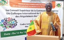 Babacar Diagne à la session de clôture du colloque du REFRAM :  Le cadre juridique de la régulation des contenus en ligne, un thème prioritaire