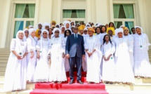 La journée internationale du 8 Mai: Les images de l’Amicale des femmes de la Présidence de la République reçue par le Chef de l'état