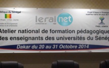 Photos+Vidéo: Clôture de l'atelier national de formation pédagogique des enseignants des universités du Sénégal 