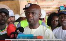 Programme spécial de désenclavement: Le Ministre Mansour Faye satisfait de l'état d'avancement des travaux