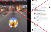 Fake news qui fait le tour ailleurs : Cette photo d'un péage incendié a été prise à Abidjan, et non à Dakar