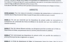 Procès Ousmane Sonko / Mame Mbaye Niang : Les motocyclettes et cyclomoteurs interdits de de circuler entre 6 h et minuit(Gouverneur)